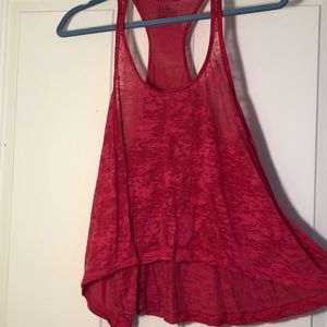 Bright pink crop tank